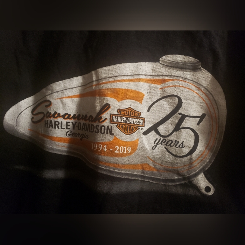 2 for $20 Harley Davidson Savanah 25th anniversary tshirt size L